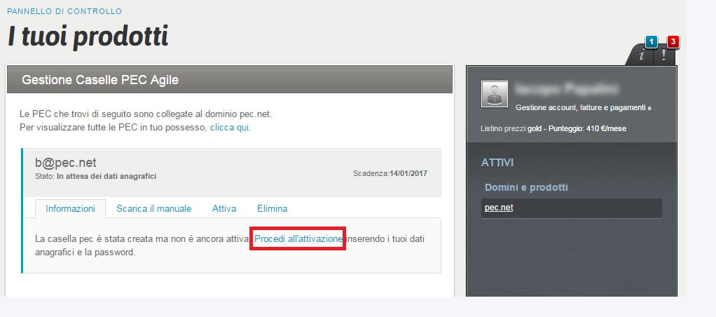 pec.net: guida passo passo