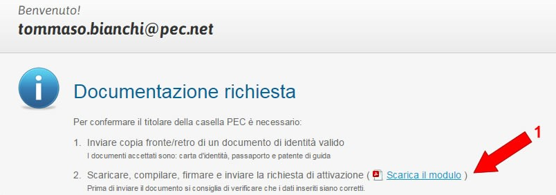 pec.net: guida passo passo