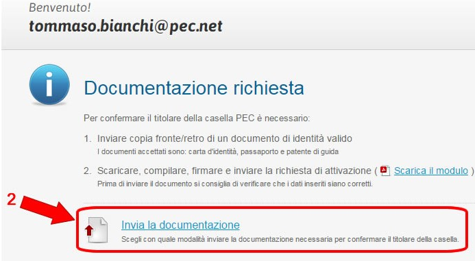 Pec.net: guida passo passo