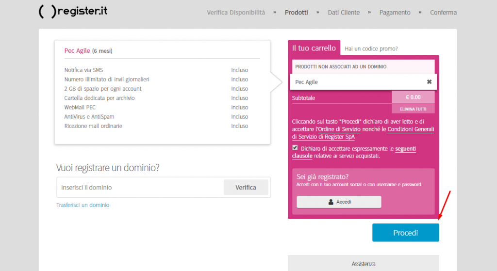 Pec.net - guida passo passo