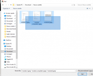 creare un file PDF unico